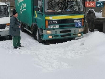 Зеленый Даф 75, объемом двигателя 9.2 л и пробегом 650 тыс. км за 6000 $, фото 1 на Automoto.ua
