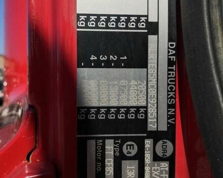 Червоний Даф ФТ, об'ємом двигуна 12.9 л та пробігом 762 тис. км за 18200 $, фото 9 на Automoto.ua