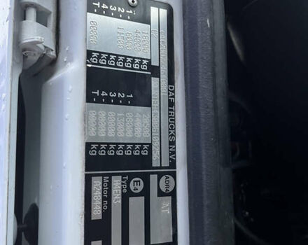 Белый Даф ХФ, объемом двигателя 12.9 л и пробегом 785 тыс. км за 28281 $, фото 4 на Automoto.ua