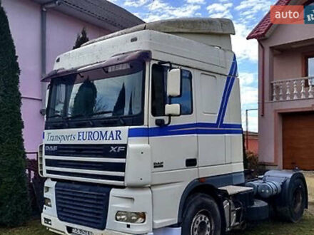 Даф ХФ 2003 в Черновцах на Automoto.ua Белый Даф ХФ, объемом двигателя 12.6 л и пробегом 930 тыс. км за 8000 $, фото 1 на Automoto.ua