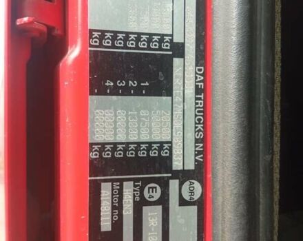 Червоний Даф XF, об'ємом двигуна 12.9 л та пробігом 1 тис. км за 15800 $, фото 3 на Automoto.ua