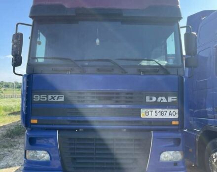 Синий Даф ХФ, объемом двигателя 12.9 л и пробегом 933 тыс. км за 8000 $, фото 5 на Automoto.ua