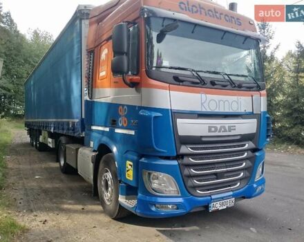 Синий Даф ХФ, объемом двигателя 10.84 л и пробегом 859 тыс. км за 17500 $, фото 4 на Automoto.ua