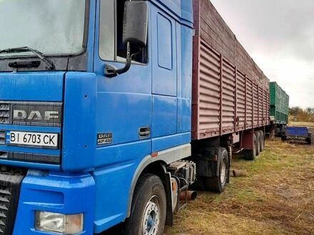 Даф ХФ 1998 в Гадяче на Automoto.ua Синий Даф ХФ, объемом двигателя 10.4 л и пробегом 0 тыс. км за 6000 $, фото 1 на Automoto.ua