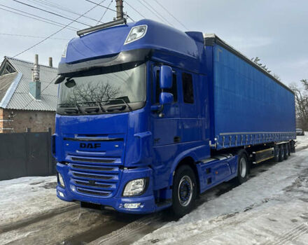 Синий Даф ХФ, объемом двигателя 12.9 л и пробегом 790 тыс. км за 54999 $, фото 1 на Automoto.ua