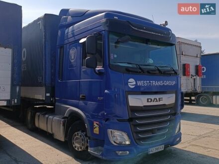 Синий Даф ХФ, объемом двигателя 12.9 л и пробегом 728 тыс. км за 32000 $, фото 1 на Automoto.ua
