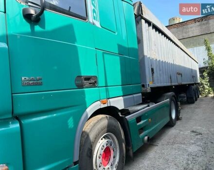 Зеленый Даф ХФ, объемом двигателя 12.6 л и пробегом 990 тыс. км за 11000 $, фото 1 на Automoto.ua