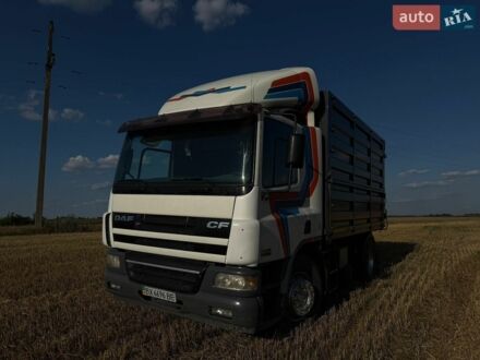 Белый Даф CF 75, объемом двигателя 9.2 л и пробегом 542 тыс. км за 24000 $, фото 1 на Automoto.ua