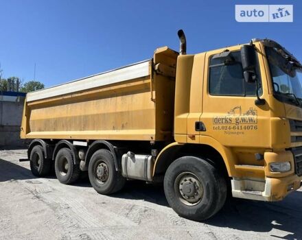 Желтый Даф CF 85, объемом двигателя 12.6 л и пробегом 460 тыс. км за 36500 $, фото 2 на Automoto.ua