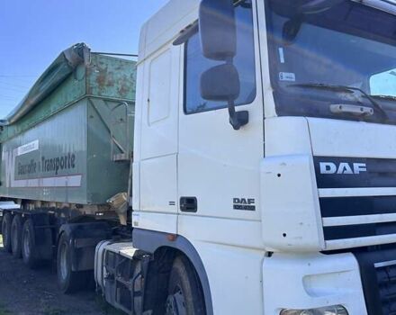 Белый Даф XF 105, объемом двигателя 12.9 л и пробегом 890 тыс. км за 18000 $, фото 1 на Automoto.ua
