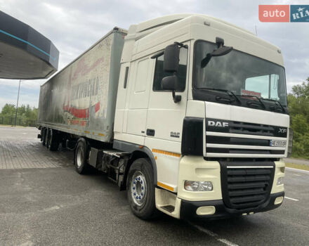 Белый Даф XF 105, объемом двигателя 12.9 л и пробегом 1 тыс. км за 18000 $, фото 1 на Automoto.ua