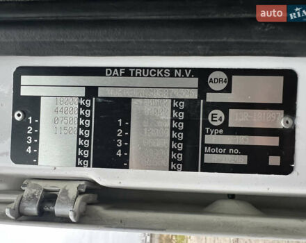 Белый Даф XF 105, объемом двигателя 12.9 л и пробегом 1 тыс. км за 13500 $, фото 24 на Automoto.ua