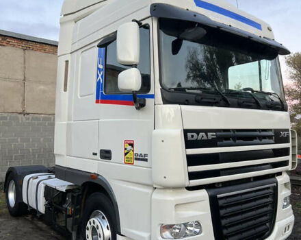 Даф XF 105 2012 в Черкассах на Automoto.ua Белый Даф XF 105, объемом двигателя 12.9 л и пробегом 120 тыс. км за 12500 $, фото 4 на Automoto.ua