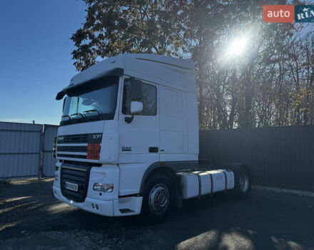 Даф XF 105 2012 у Кропивницькому (Кіровограді) на Automoto.ua Білий Даф XF 105, об'ємом двигуна 12.9 л та пробігом 1 тис. км за 11200 $, фото 1 на Automoto.ua