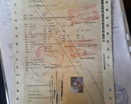 Белый Даф XF 105, объемом двигателя 12.9 л и пробегом 692 тыс. км за 25085 $, фото 1 на Automoto.ua