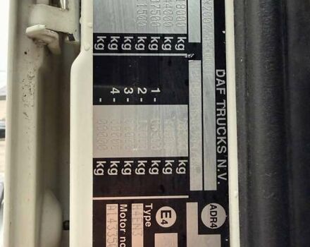 Білий Даф XF 105, об'ємом двигуна 12.9 л та пробігом 1 тис. км за 19751 $, фото 18 на Automoto.ua