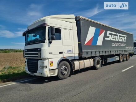 Даф XF 105 2008 в Житомире на Automoto.ua Белый Даф XF 105, объемом двигателя 12.9 л и пробегом 925 тыс. км за 18300 $, фото 1 на Automoto.ua
