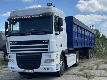 Даф XF 105 2008 в Долинской на Automoto.ua Белый Даф XF 105, объемом двигателя 12.9 л и пробегом 900 тыс. км за 27000 $, фото 1 на Automoto.ua