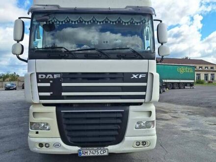 Даф XF 105 2012 в Романове на Automoto.ua Белый Даф XF 105, объемом двигателя 12.9 л и пробегом 1 тыс. км за 20000 $, фото 1 на Automoto.ua