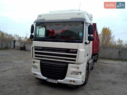 Даф XF 105 2013 в Горишние Плавни (Комсомольск) на Automoto.ua Белый Даф XF 105, объемом двигателя 12.9 л и пробегом 820 тыс. км за 16700 $, фото 1 на Automoto.ua