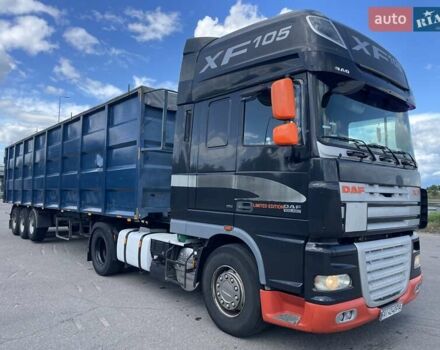 Черный Даф XF 105, объемом двигателя 12.9 л и пробегом 999 тыс. км за 29000 $, фото 1 на Automoto.ua