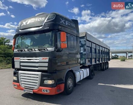 Черный Даф XF 105, объемом двигателя 12.9 л и пробегом 999 тыс. км за 29000 $, фото 2 на Automoto.ua