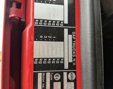 Червоний Даф XF 105, об'ємом двигуна 12.9 л та пробігом 989 тис. км за 9499 $, фото 24 на Automoto.ua