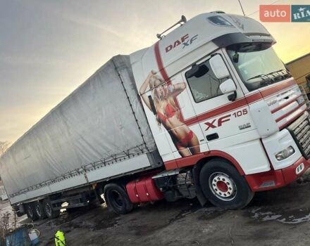 Красный Даф XF 105, объемом двигателя 12.9 л и пробегом 200 тыс. км за 10000 $, фото 22 на Automoto.ua