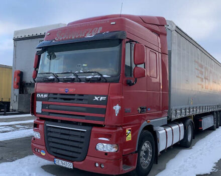 Червоний Даф XF 105, об'ємом двигуна 12.9 л та пробігом 740 тис. км за 21000 $, фото 1 на Automoto.ua