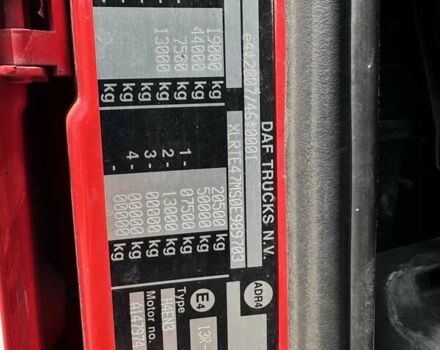 Красный Даф XF 105, объемом двигателя 12.9 л и пробегом 1 тыс. км за 14300 $, фото 6 на Automoto.ua