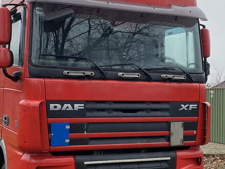 Даф XF 105 2008 у Києві на Automoto.ua Червоний Даф XF 105, об'ємом двигуна 12.9 л та пробігом 999 тис. км за 38900 $, фото 1 на Automoto.ua