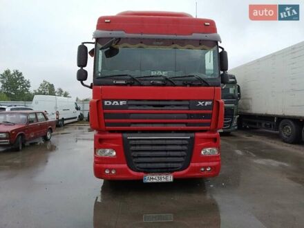 Даф XF 105 2009 у Житомирі на Automoto.ua Червоний Даф XF 105, об'ємом двигуна 12.9 л та пробігом 1 тис. км за 10000 $, фото 1 на Automoto.ua