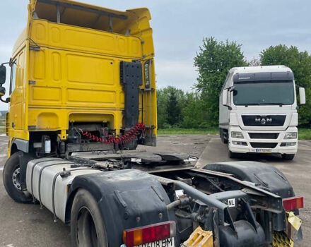 Желтый Даф XF 105, объемом двигателя 12.8 л и пробегом 1 тыс. км за 7300 $, фото 1 на Automoto.ua