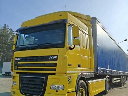 Даф XF 105 2011 у Києві на Automoto.ua Жовтий Даф XF 105, об'ємом двигуна 12.9 л та пробігом 1 тис. км за 29300 $, фото 1 на Automoto.ua