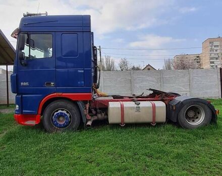 Синий Даф XF 105, объемом двигателя 12.9 л и пробегом 800 тыс. км за 12000 $, фото 5 на Automoto.ua