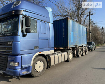 Даф XF 105 2007 у Чорноморську (Іллічівську) на Automoto.ua Синій Даф XF 105, об'ємом двигуна 12.9 л та пробігом 1 тис. км за 5900 $, фото 4 на Automoto.ua