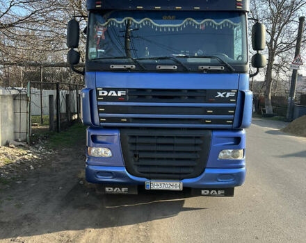 Даф XF 105 2007 у Чорноморську (Іллічівську) на Automoto.ua Синій Даф XF 105, об'ємом двигуна 12.9 л та пробігом 1 тис. км за 5900 $, фото 2 на Automoto.ua