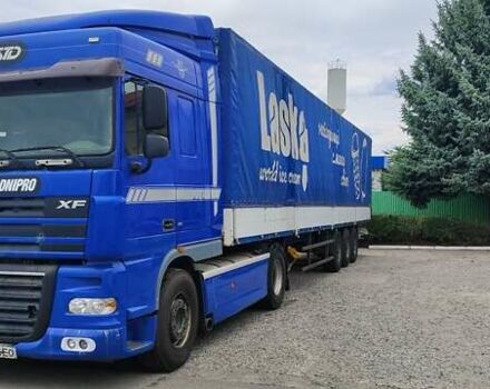 Синий Даф XF 105, объемом двигателя 12.9 л и пробегом 2 тыс. км за 14000 $, фото 2 на Automoto.ua