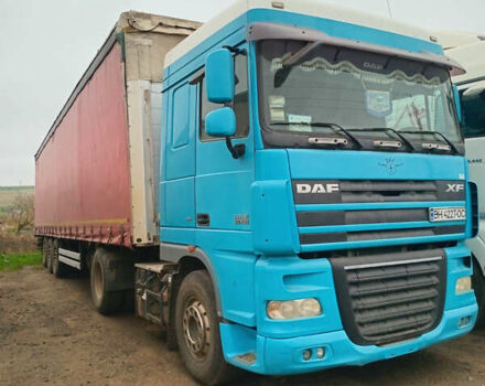 Синий Даф XF 105, объемом двигателя 12.9 л и пробегом 1000 тыс. км за 12000 $, фото 3 на Automoto.ua