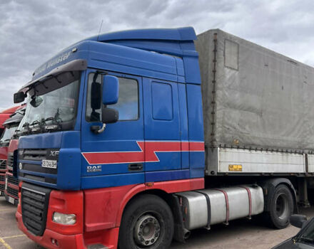 Синий Даф XF 105, объемом двигателя 12.9 л и пробегом 1 тыс. км за 10000 $, фото 1 на Automoto.ua