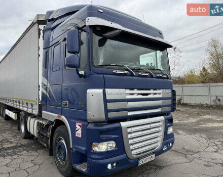 Синій Даф XF 105, об'ємом двигуна 12.9 л та пробігом 960 тис. км за 13500 $, фото 2 на Automoto.ua