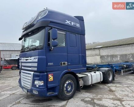 Синий Даф XF 105, объемом двигателя 12.9 л и пробегом 1 тыс. км за 14000 $, фото 2 на Automoto.ua