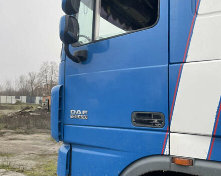 Синий Даф XF 105, объемом двигателя 12.9 л и пробегом 400 тыс. км за 10000 $, фото 4 на Automoto.ua