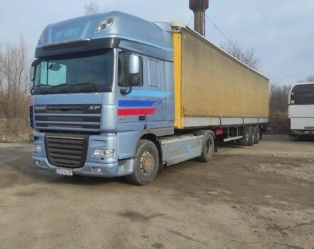 Синий Даф XF 105, объемом двигателя 12.9 л и пробегом 1 тыс. км за 16000 $, фото 1 на Automoto.ua