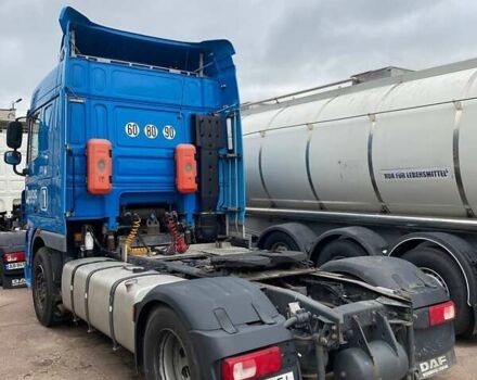 Синий Даф XF 105, объемом двигателя 12.9 л и пробегом 875 тыс. км за 15000 $, фото 3 на Automoto.ua