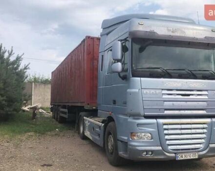 Синий Даф XF 105, объемом двигателя 0 л и пробегом 710 тыс. км за 30000 $, фото 1 на Automoto.ua