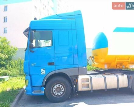 Синий Даф XF 105, объемом двигателя 12.9 л и пробегом 785 тыс. км за 22900 $, фото 4 на Automoto.ua