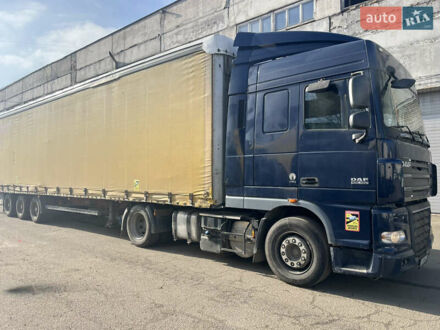 Даф XF 105 2007 в Киеве на Automoto.ua Синий Даф XF 105, объемом двигателя 12.9 л и пробегом 1 тыс. км за 11900 $, фото 1 на Automoto.ua