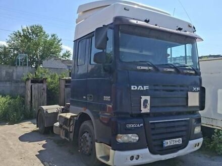 Даф XF 105 2008 в Кременчуге на Automoto.ua Синий Даф XF 105, объемом двигателя 12.9 л и пробегом 10 тыс. км за 8000 $, фото 1 на Automoto.ua