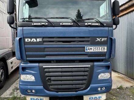 Синий Даф XF 105, объемом двигателя 12.9 л и пробегом 1 тыс. км за 17500 $, фото 1 на Automoto.ua